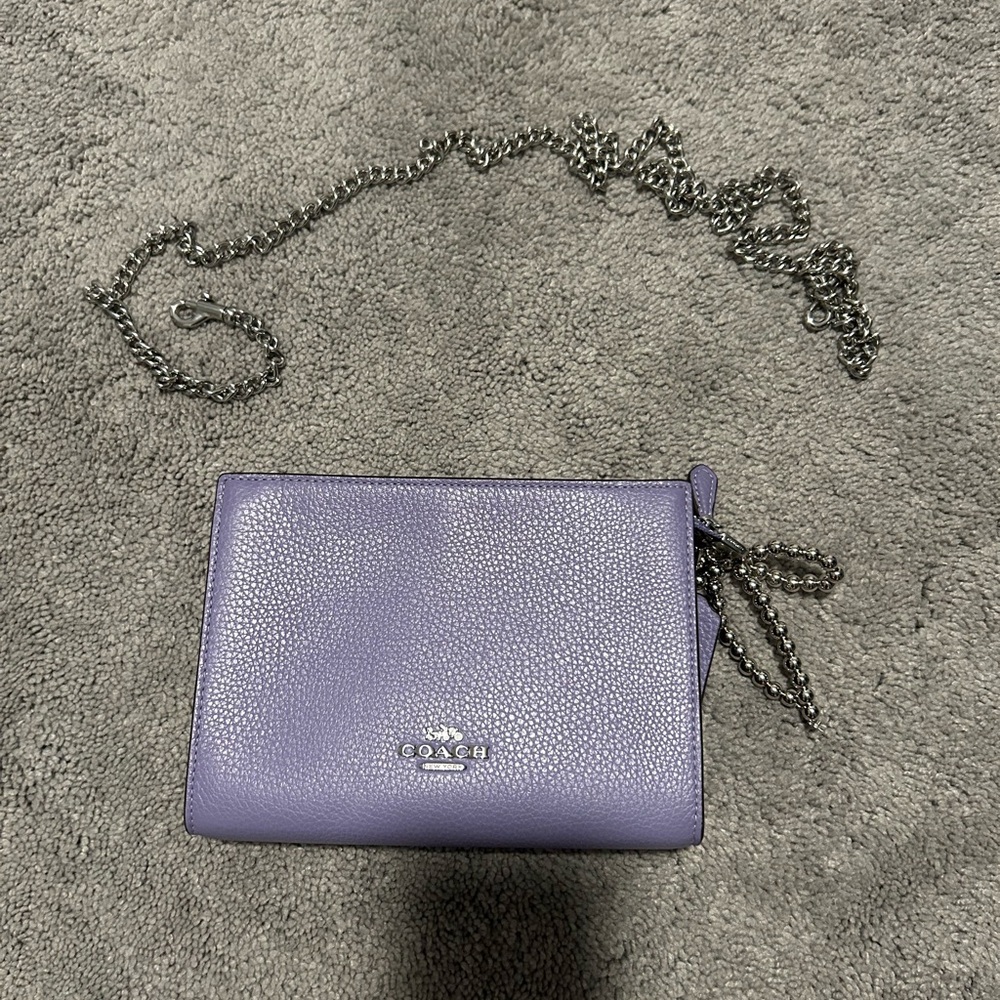Coach Purple Slim Crossbody Bag